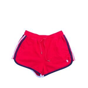 U.S. Polo Assn Red Athletic Lounge Shorts Women’s Large